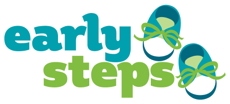 Early Steps logo with pair of baby shoes